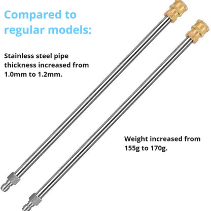 Stainless Steel Pressure Washer Extension Wand