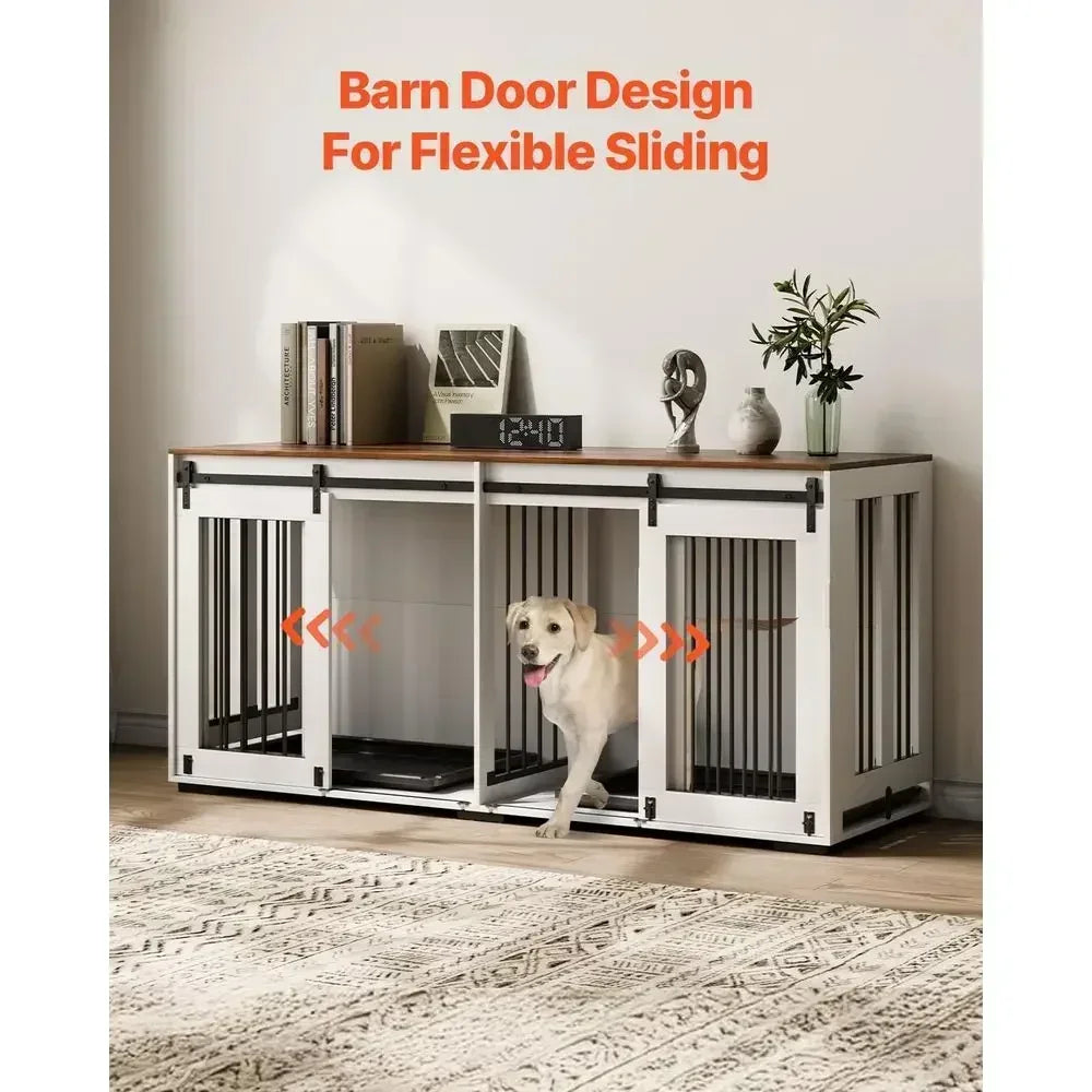 Double-Decker Dog Crate Furniture