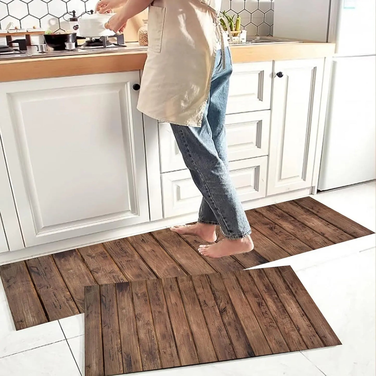 2PCS Kitchen Floor Mat