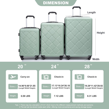 3 Piece Luggage Sets