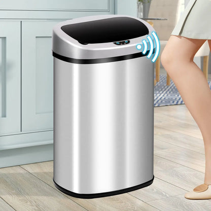 13-Gallon Kitchen Automatic Trash Can