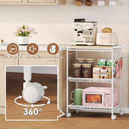 Microwave Kitchen Cart
