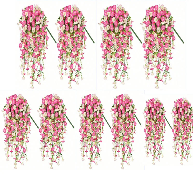 Artificial Morning Glory Hanging Flowers