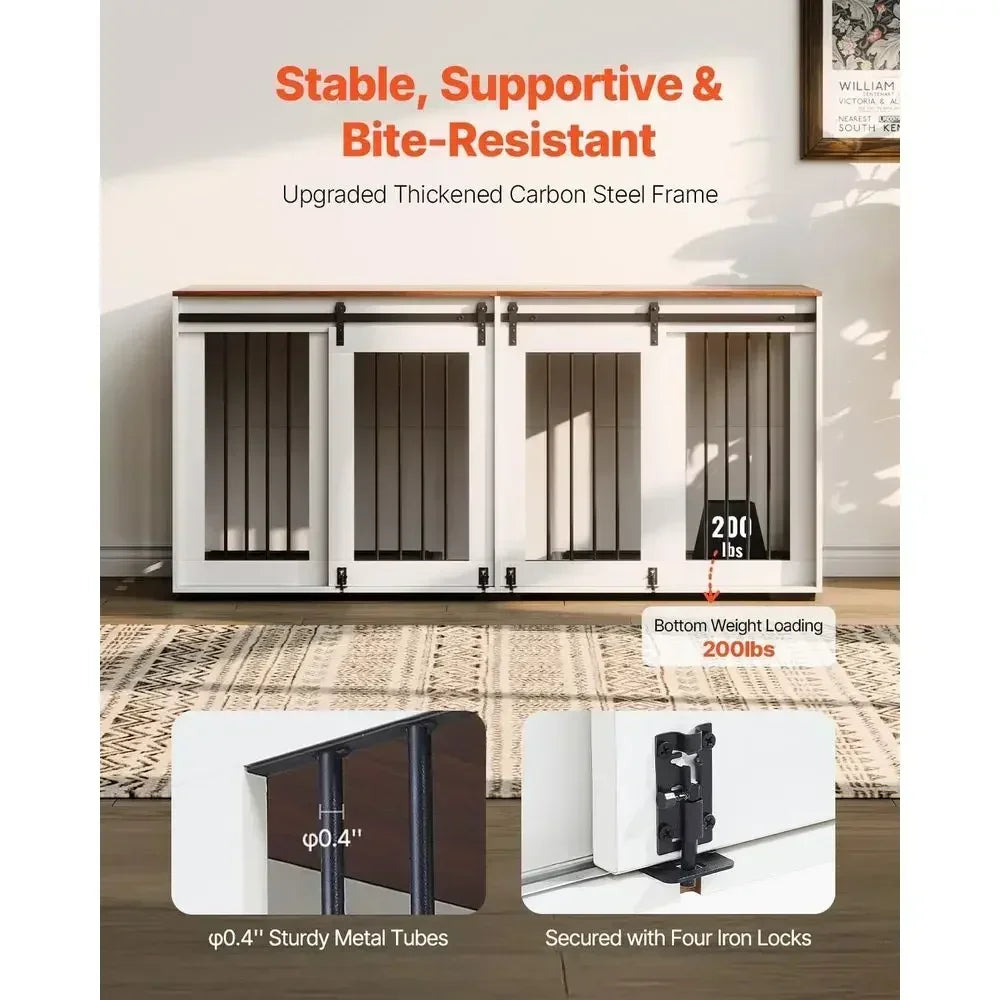 Double-Decker Dog Crate Furniture