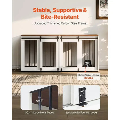 Double-Decker Dog Crate Furniture