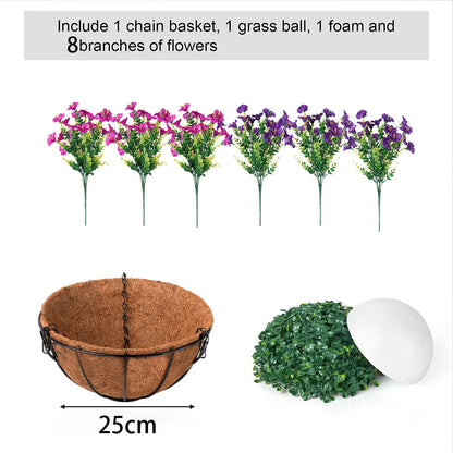 Hanging Morning Glory Basket