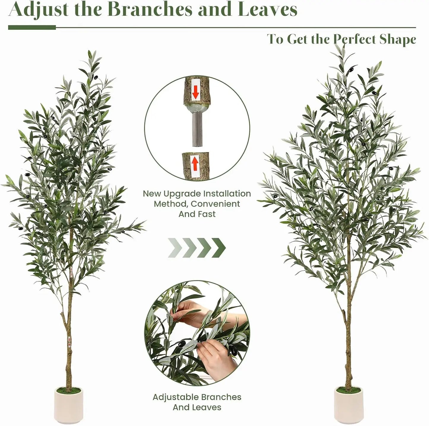6FT Artificial Olive Tree