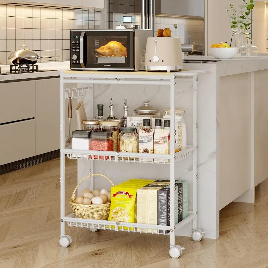 Microwave Kitchen Cart