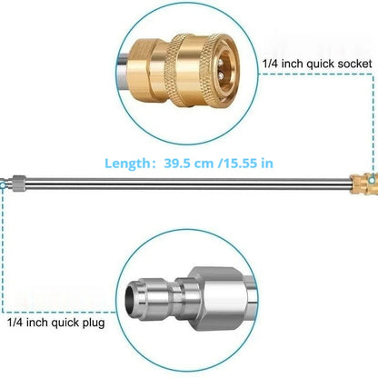 Stainless Steel Pressure Washer Extension Wand