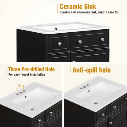 24-Inch Bathroom Vanity Cabinet