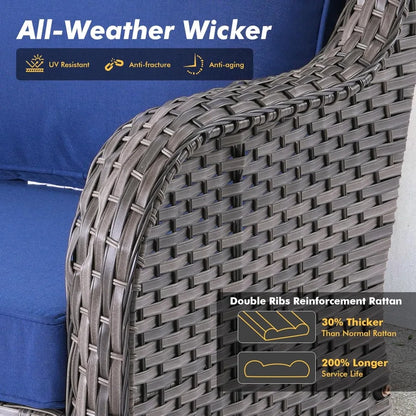 3 Pcs Swivel Rocking Furniture Set
