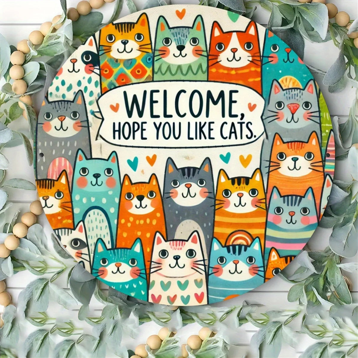 Welcome Signs 8x8 Inch
