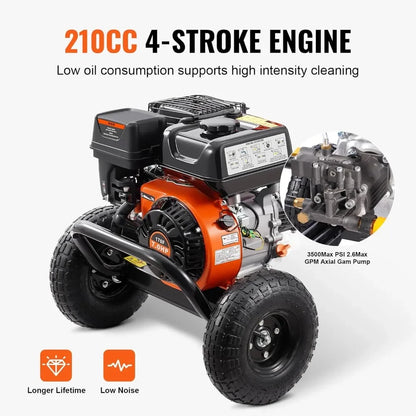 3500 PSI Gas Pressure Washer