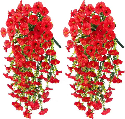 Artificial Morning Glory Hanging Flowers