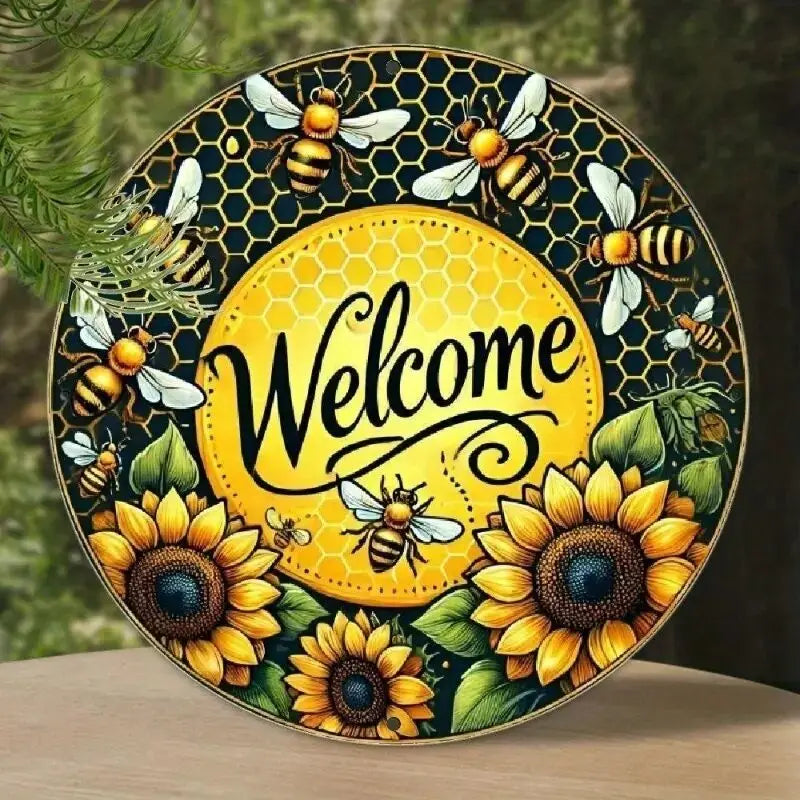 Welcome Signs 8x8 Inch