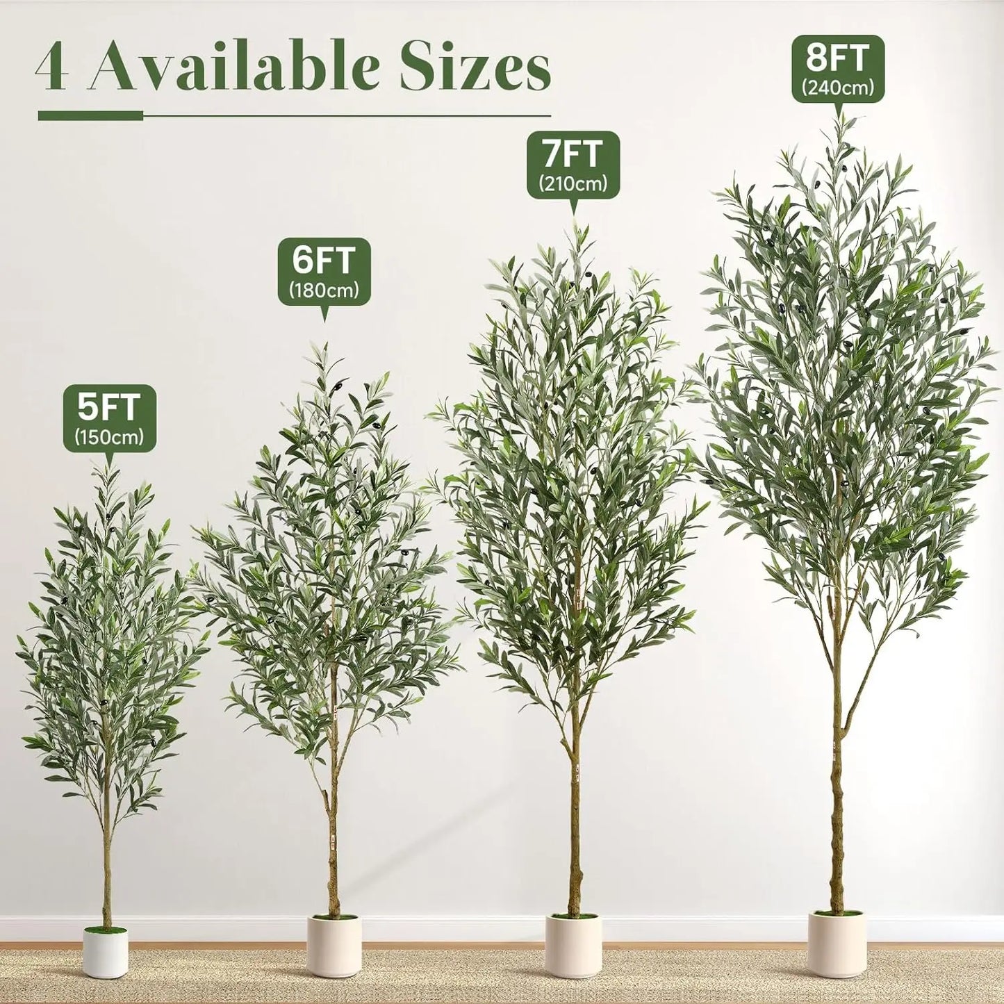 6FT Artificial Olive Tree