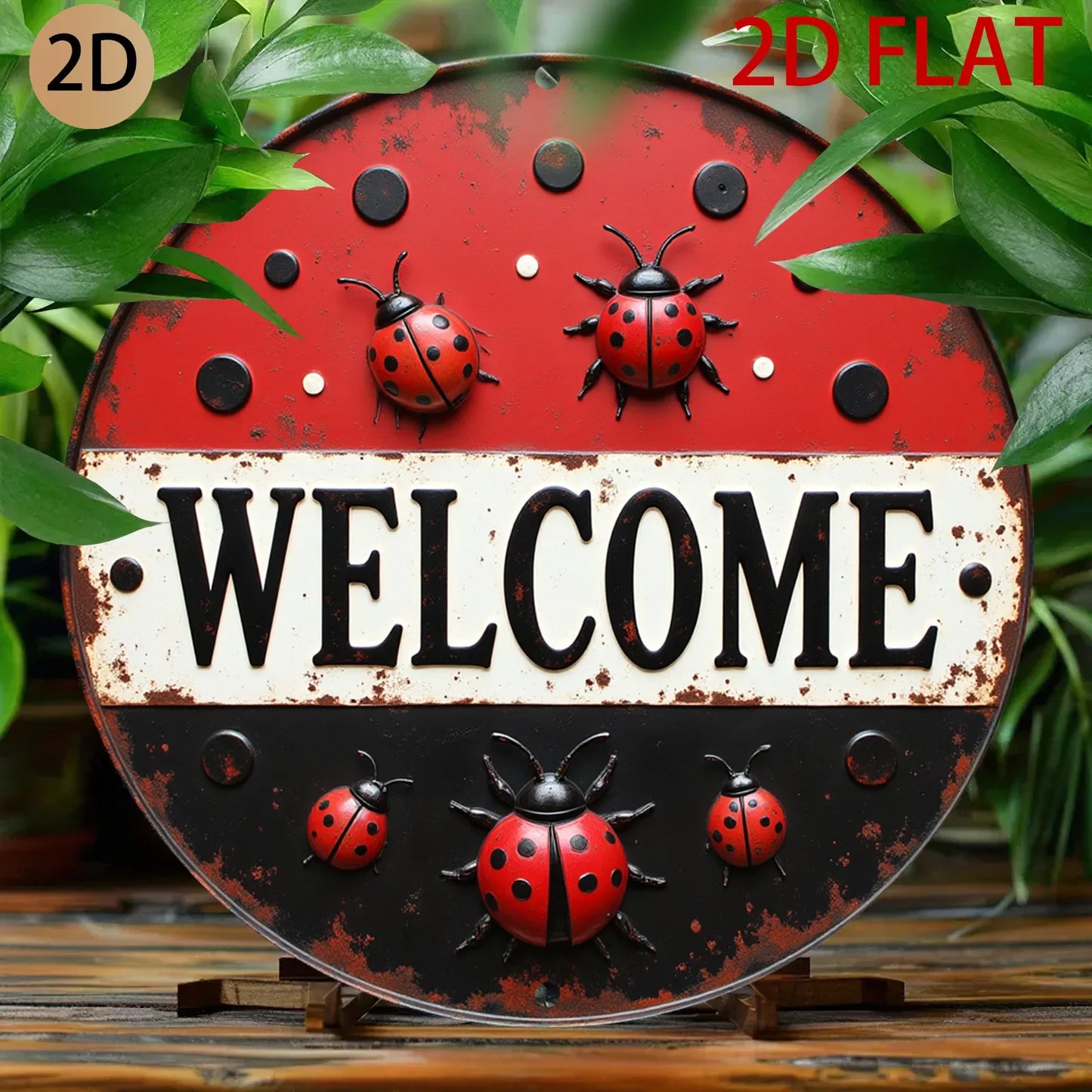 Welcome Signs 8x8 Inch