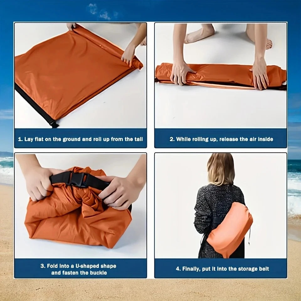 Inflatable Lounge Chair with Pillow