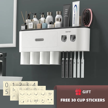 Toothbrush Holder / Toothpaste Dispenser