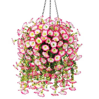 Artificial Morning Glory Hanging Flowers