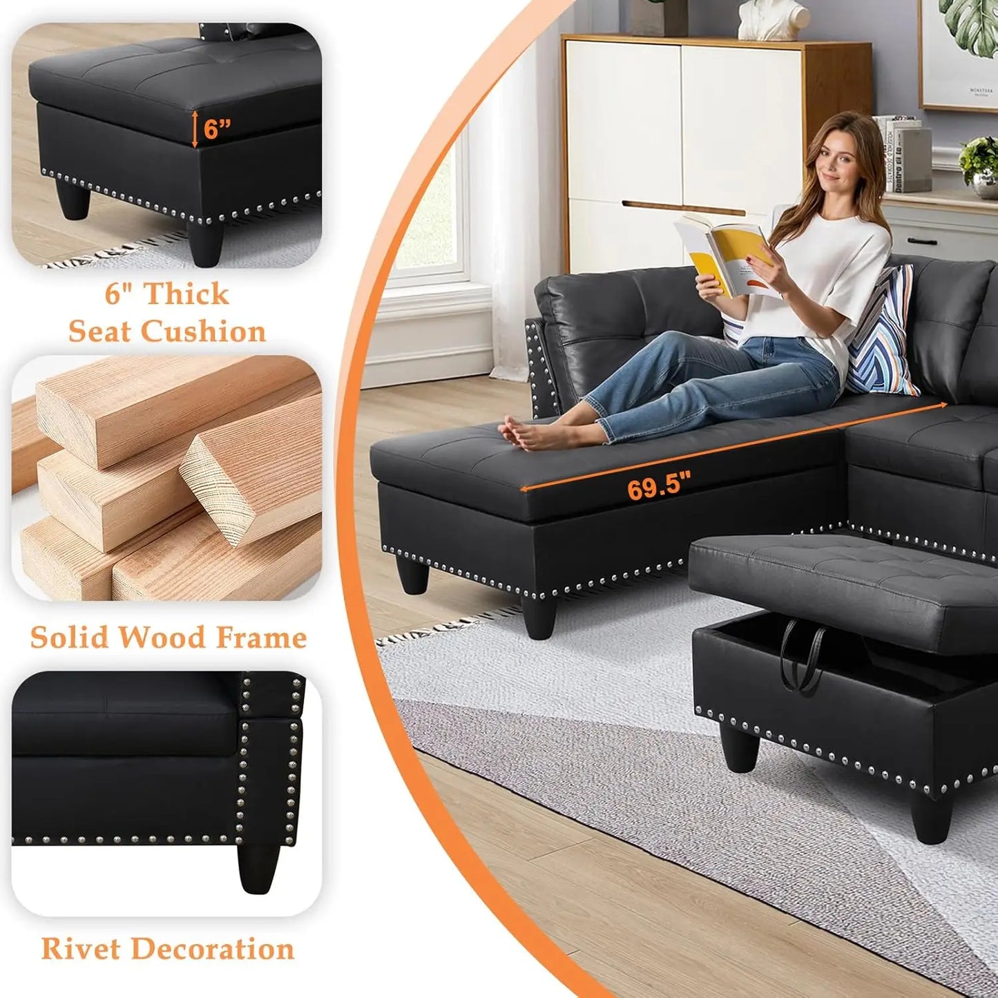 Sectional Sofa Couch