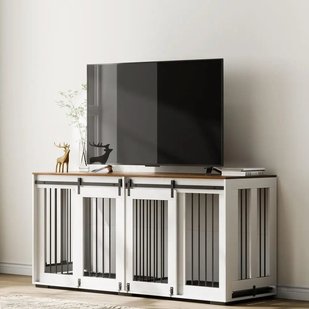 Double-Decker Dog Crate Furniture