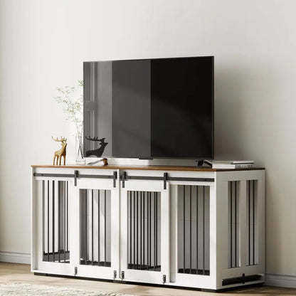 Double-Decker Dog Crate Furniture