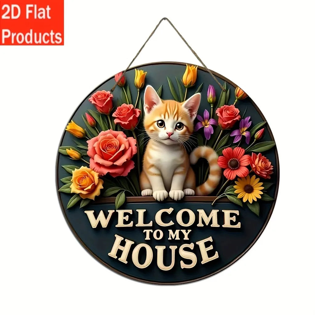 Welcome Signs 8x8 Inch