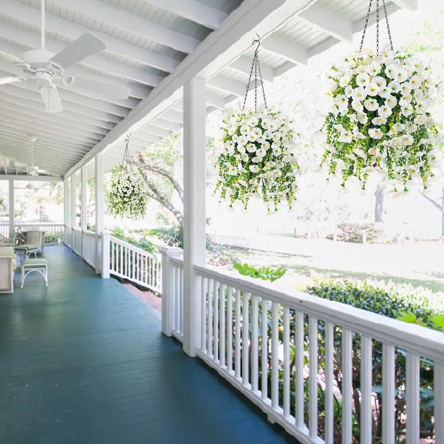 Artificial Morning Glory Hanging Flowers