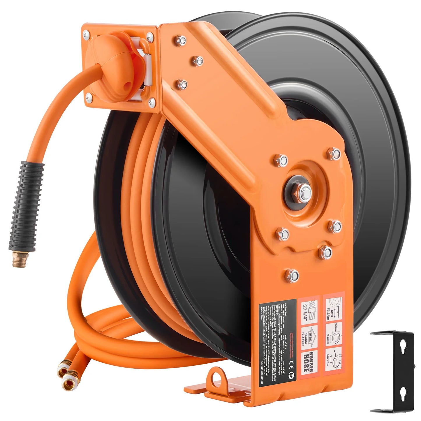 Retractable Air Compressor Hose Reel