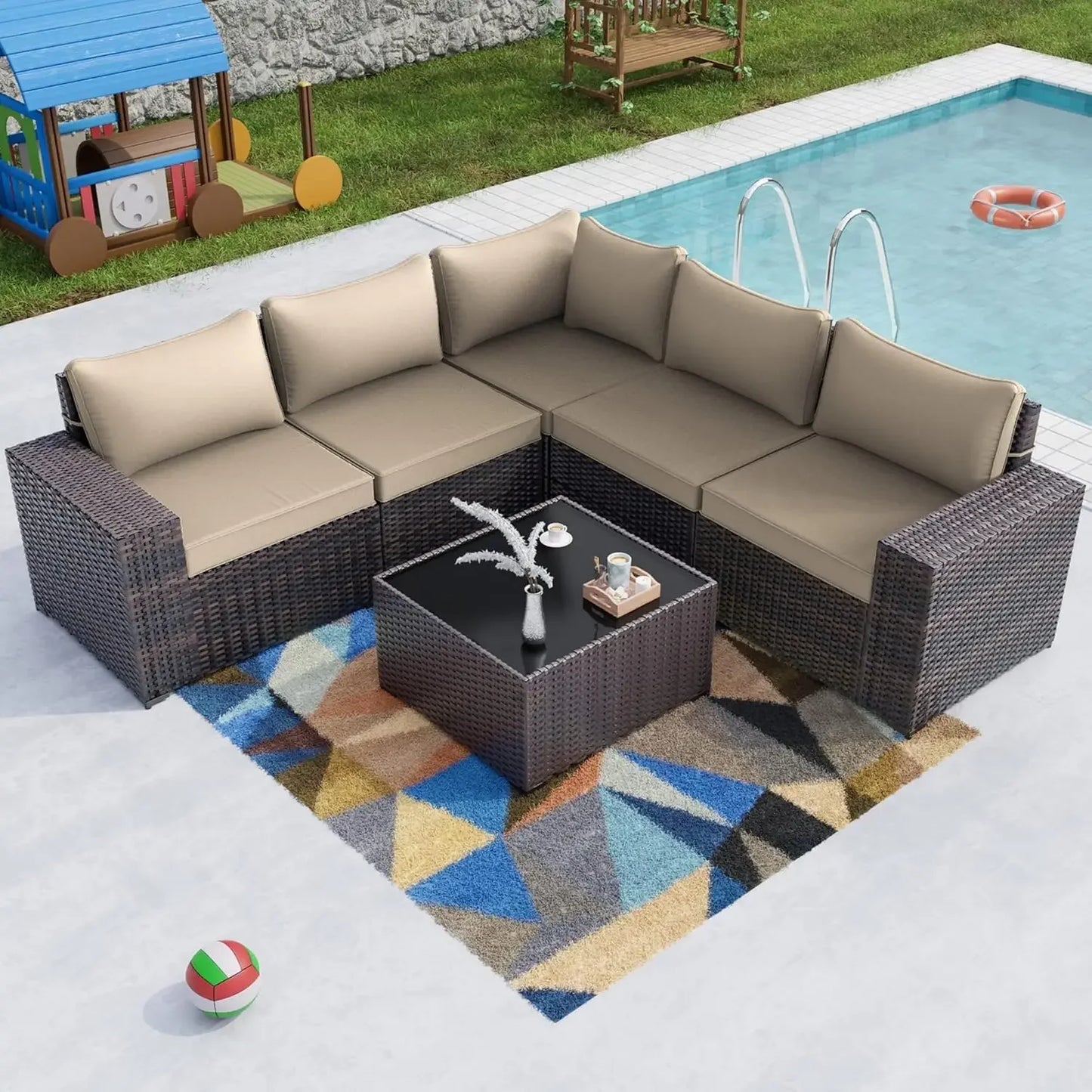 6PCS Outdoor Patio Furniture Set