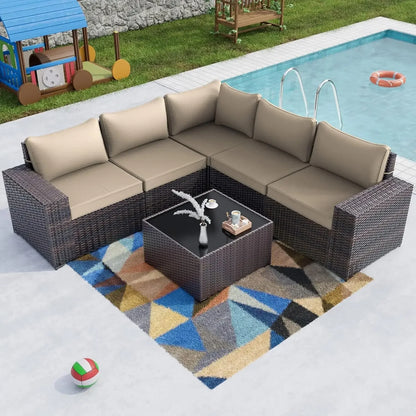 6PCS Outdoor Patio Furniture Set