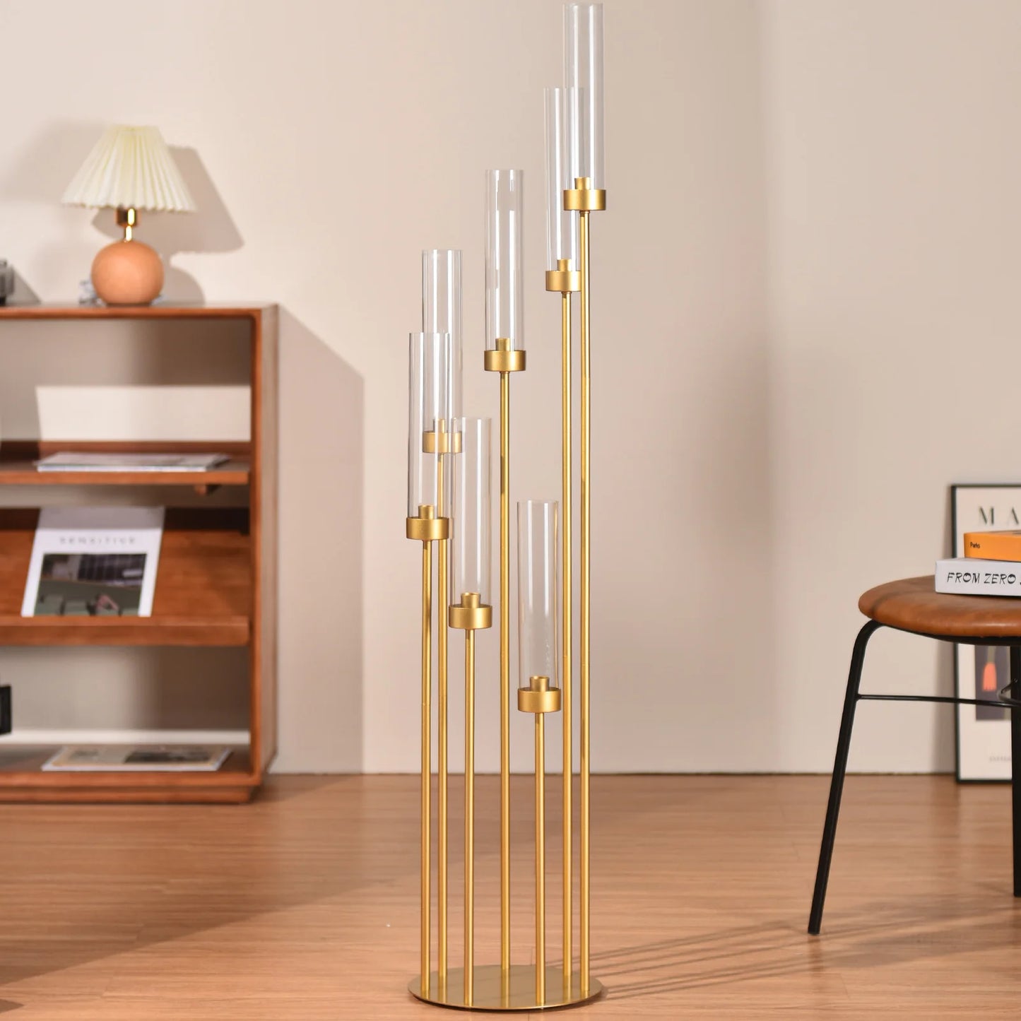 4Sets 7 Arms Floor Candelabra