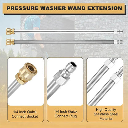 Stainless Steel Pressure Washer Extension Wand