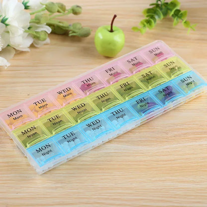 Pill Box Medicine Storage