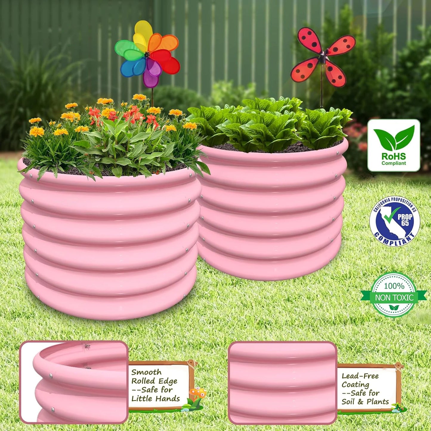 5-Pack Kids Raised Garden Beds