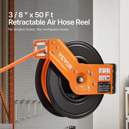 Retractable Air Compressor Hose Reel