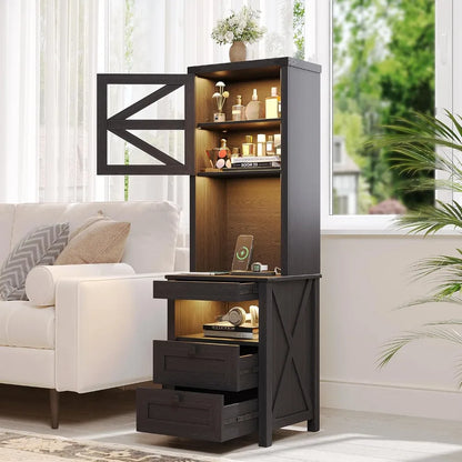 Farmhouse Bedside Nightstand