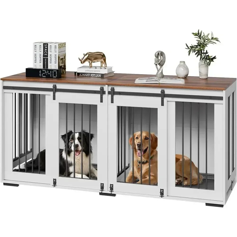 Double-Decker Dog Crate Furniture