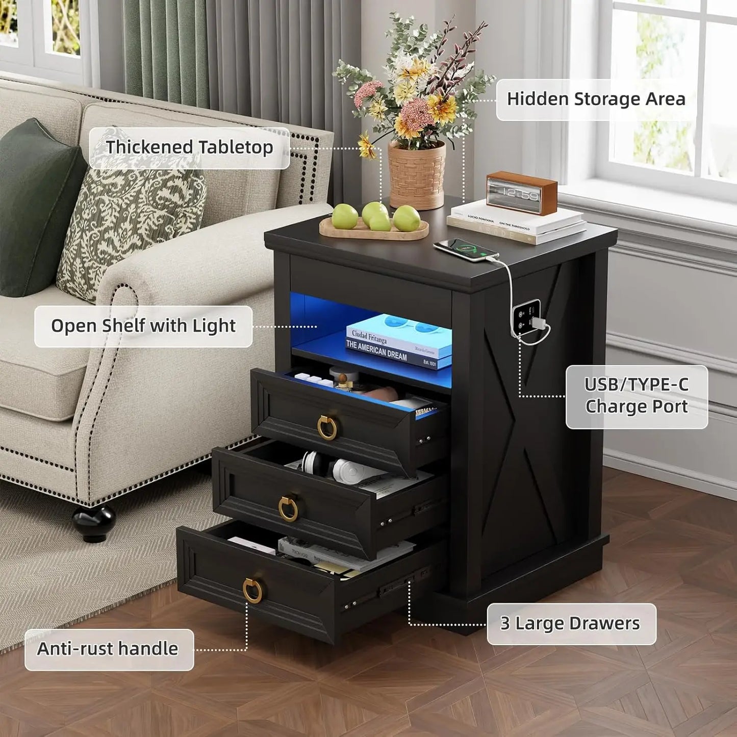 Farmhouse Nightstands