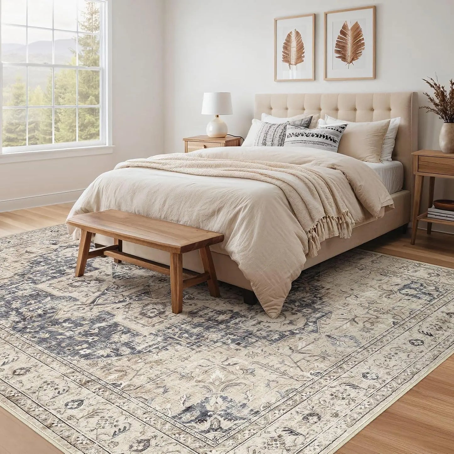 Washable 9x12 Oriental Rug