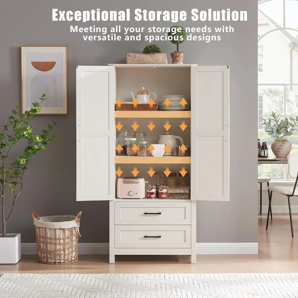 Kitchen Pantry Storage Cabinet