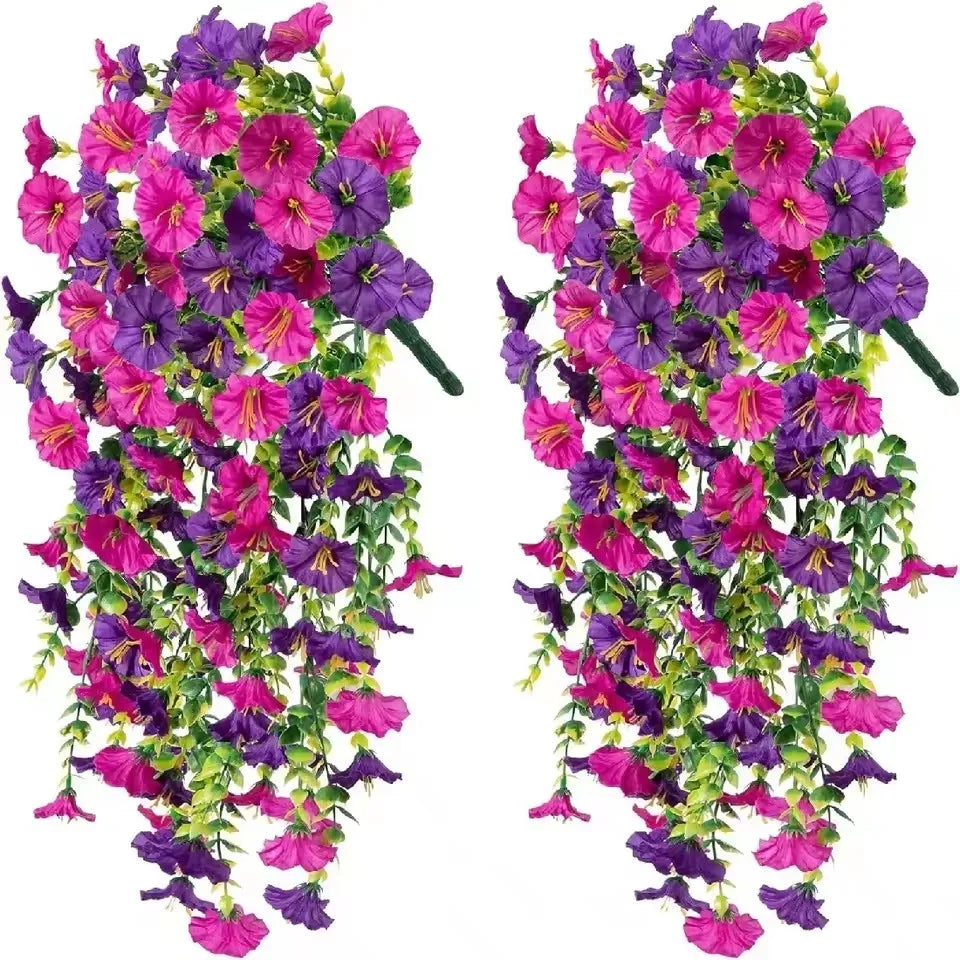 Artificial Morning Glory Hanging Flowers