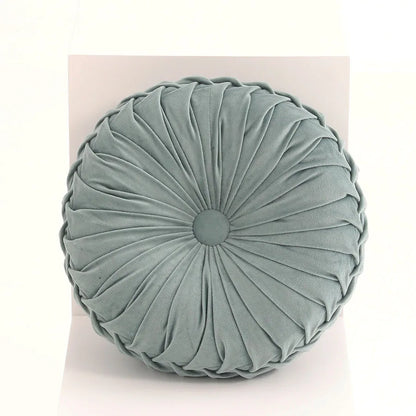 Throw Pillow Hand Sewn Pleated