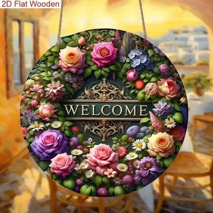 Welcome Signs 8x8 Inch