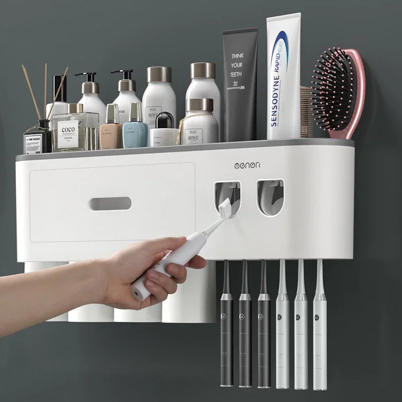 Toothbrush Holder / Toothpaste Dispenser