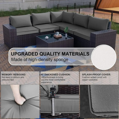 6PCS Outdoor Patio Furniture Set