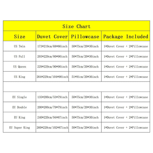 3pcs Luxurious Soft Comfortable Duvet