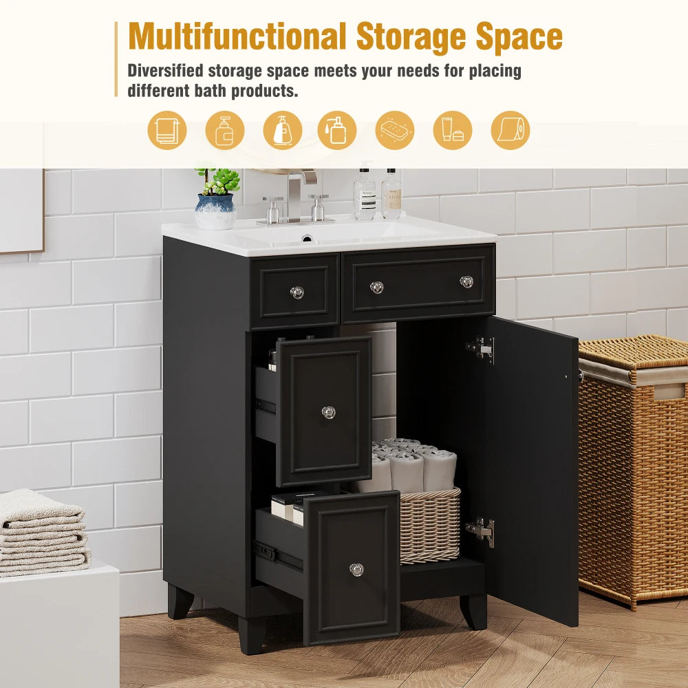 24-Inch Bathroom Vanity Cabinet