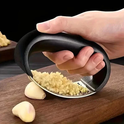 Premium Stainless Steel Garlic Rocker Press
